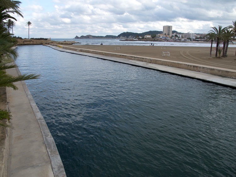 Javea small boat harbour